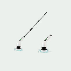 Cordless Electric Spin Scrubber — Adjustable Extension, Bathroom & Kitchen