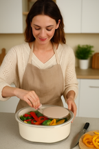Hot Selling Customized Fruit Cleaning Device with Drain Basket Vegetable Spinner Food Cleaning Tool Fruit Cutter Brush