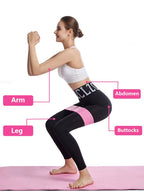 1 Piece of Elastic Rubber Band Fitness Yoga Resistance Band Suit Hip Expander Sports Gym Fitness Equipment Ladies Home Workout