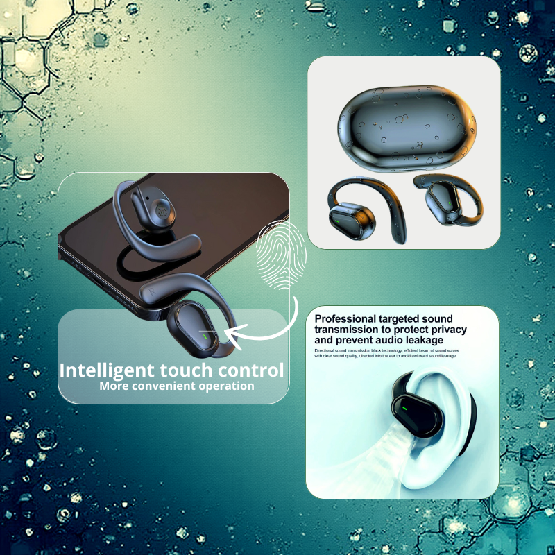 Wireless Ear Hook Earbuds — HiFi Stereo, Bluetooth 5.3