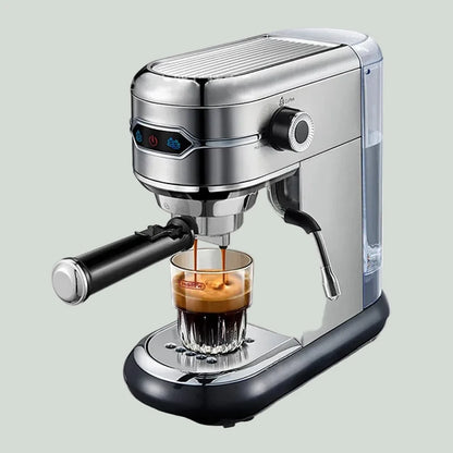 Espresso Machine 19 Bar — 1.1L, Cappuccino, ESE Pod & Powder