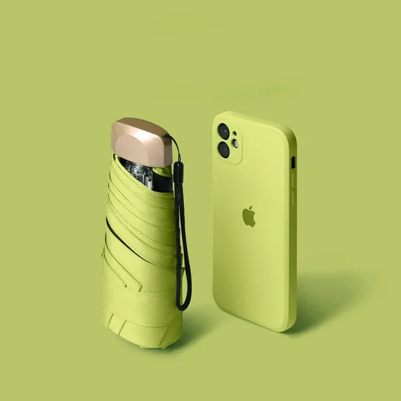 Mini Pocket Umbrella — Foldable, UV & Rain Ready