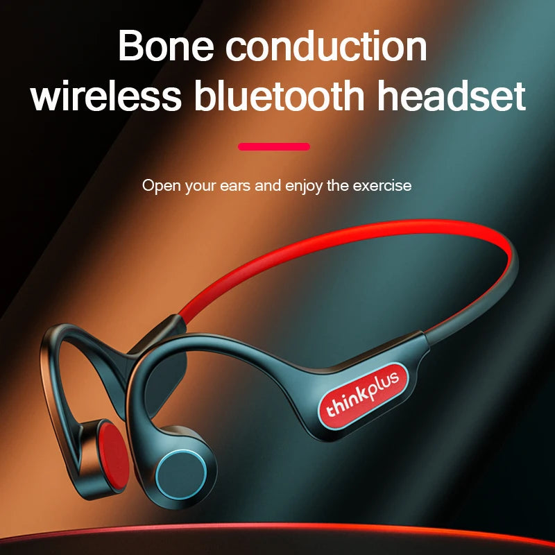 Lenovo X3 Pro — Bone Conduction Headphones, Open-Ear Bluetooth 5.3
