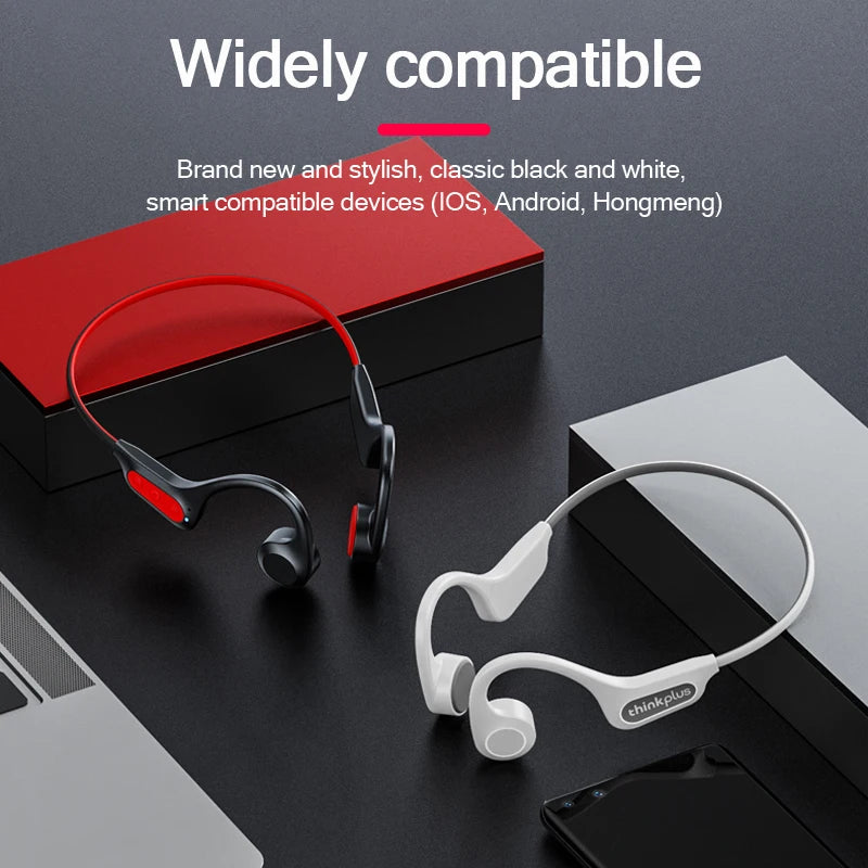 Lenovo X3 Pro — Bone Conduction Headphones, Open-Ear Bluetooth 5.3
