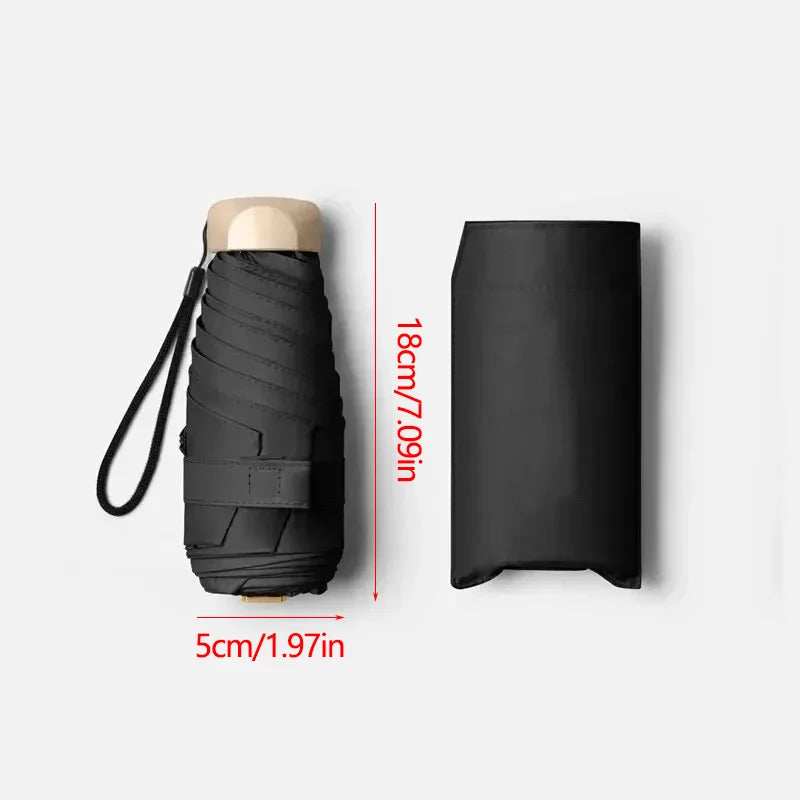 Mini Pocket Umbrella — Foldable, UV & Rain Ready