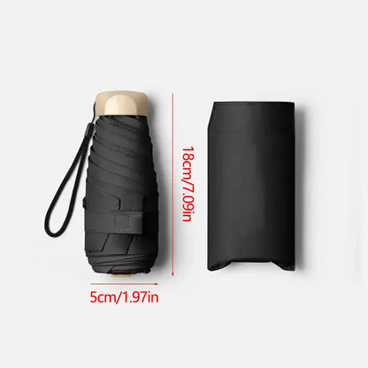 Mini Pocket Umbrella — Foldable, UV & Rain Ready