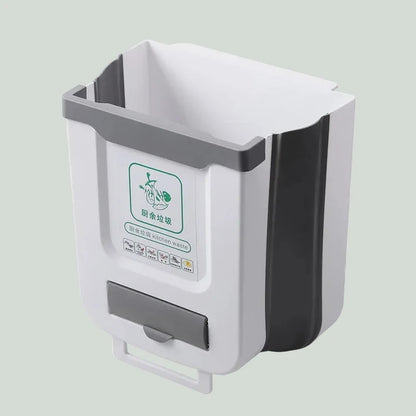 Kitchen Folding Trash Can Wall Mounted Trash Can Kitchen Cabinet Door Mounted Trash Can Folding Trash Can for Vehicles