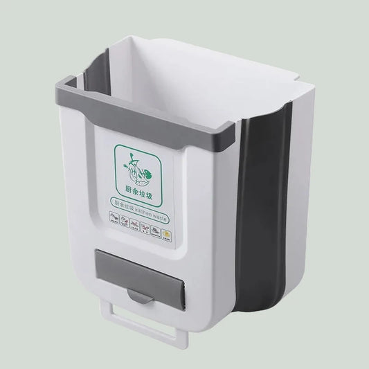Kitchen Folding Trash Can Wall Mounted Trash Can Kitchen Cabinet Door Mounted Trash Can Folding Trash Can for Vehicles