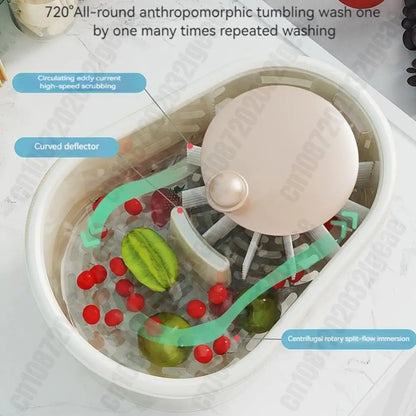 Salad Spinner — Wash, Drain & Dry in One Step