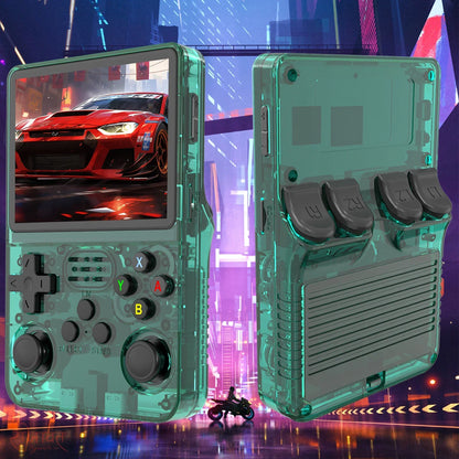 R36S Handheld Game Console — 64GB, 16,000+ Games, 3.5" IPS Screen