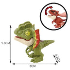 5/10Pcs Finger Dinosaur Anime Action Figures Toy Funny Dino Eggs Interactive Biting Hand Creative Tricky Tyrannosaurus Model Toy